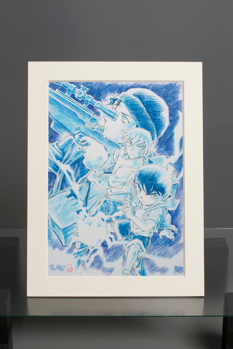 「赤井×安室額装ミニ複製原画」