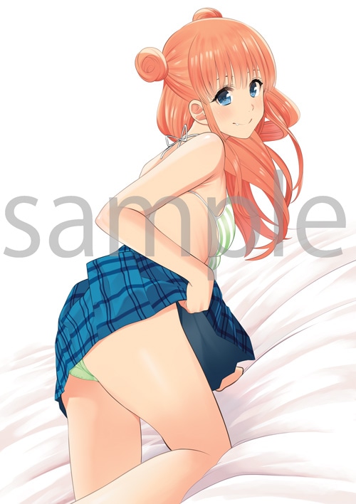 「妄想学園グラビア▽」に収録されたイラスト。