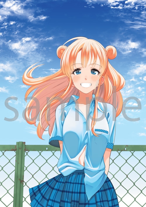 「妄想学園グラビア▽」に収録されたイラスト。