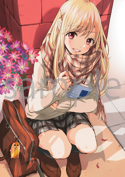 「妄想学園グラビア▽」に収録されたイラスト。