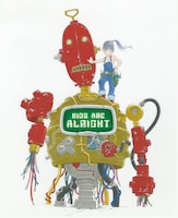 複製原画「キャンバス」（KIDS ARE ALRIGHT）