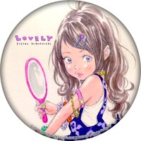 缶バッジミラー