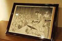 「BLUE GIANT」ミニ原画展の様子。