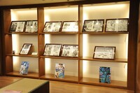 「BLUE GIANT」ミニ原画展の様子。