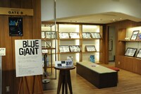 日本橋三越本店の本館7階で開催されている「BLUE GIANT」のミニ原画展。