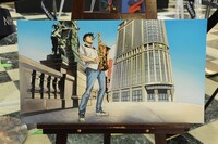 石塚真一による描き下ろしのイラスト。