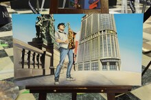 石塚真一による描き下ろしのイラスト。