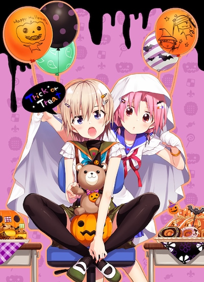 「がっこうぐらし！」とオリナスのコラボキャンペーン用に制作された限定ビジュアル。