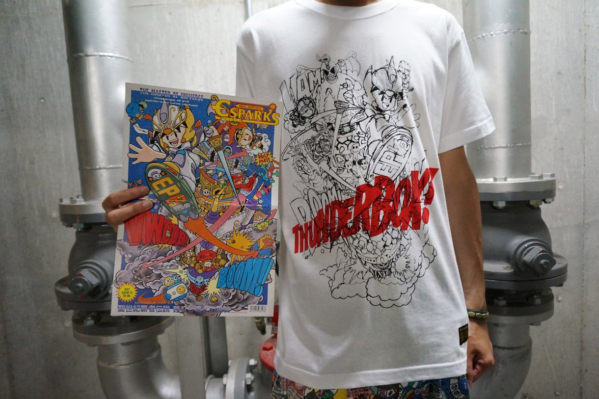 「エスパークス」コラボアイテムのルック。