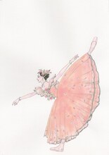 「舞姫 テレプシコーラ」イラスト (c)山岸凉子