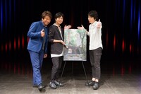 左から井上和彦、神谷浩史、堀江一眞。