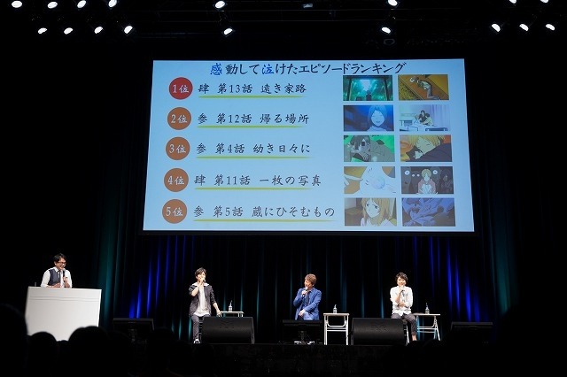 「夏目友人帳 伍」先行上映イベント「～あきのはつかぜ～」昼の部の様子。