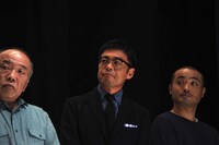 実写映画「続・深夜食堂」完成披露上映会の様子。