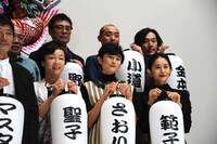 実写映画「続・深夜食堂」完成披露上映会の様子。