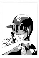 江口寿史によるイラスト。