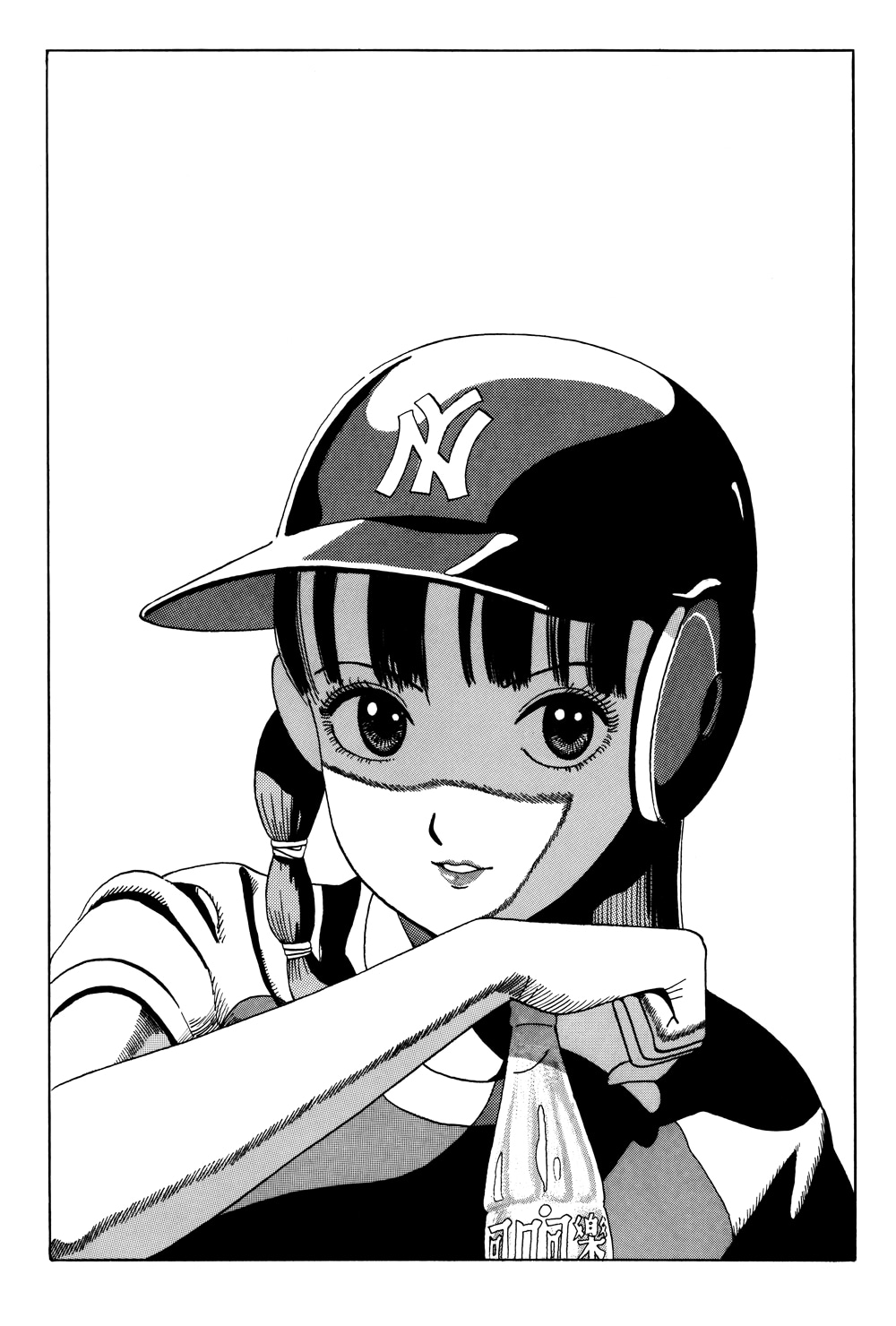 江口寿史によるイラスト。