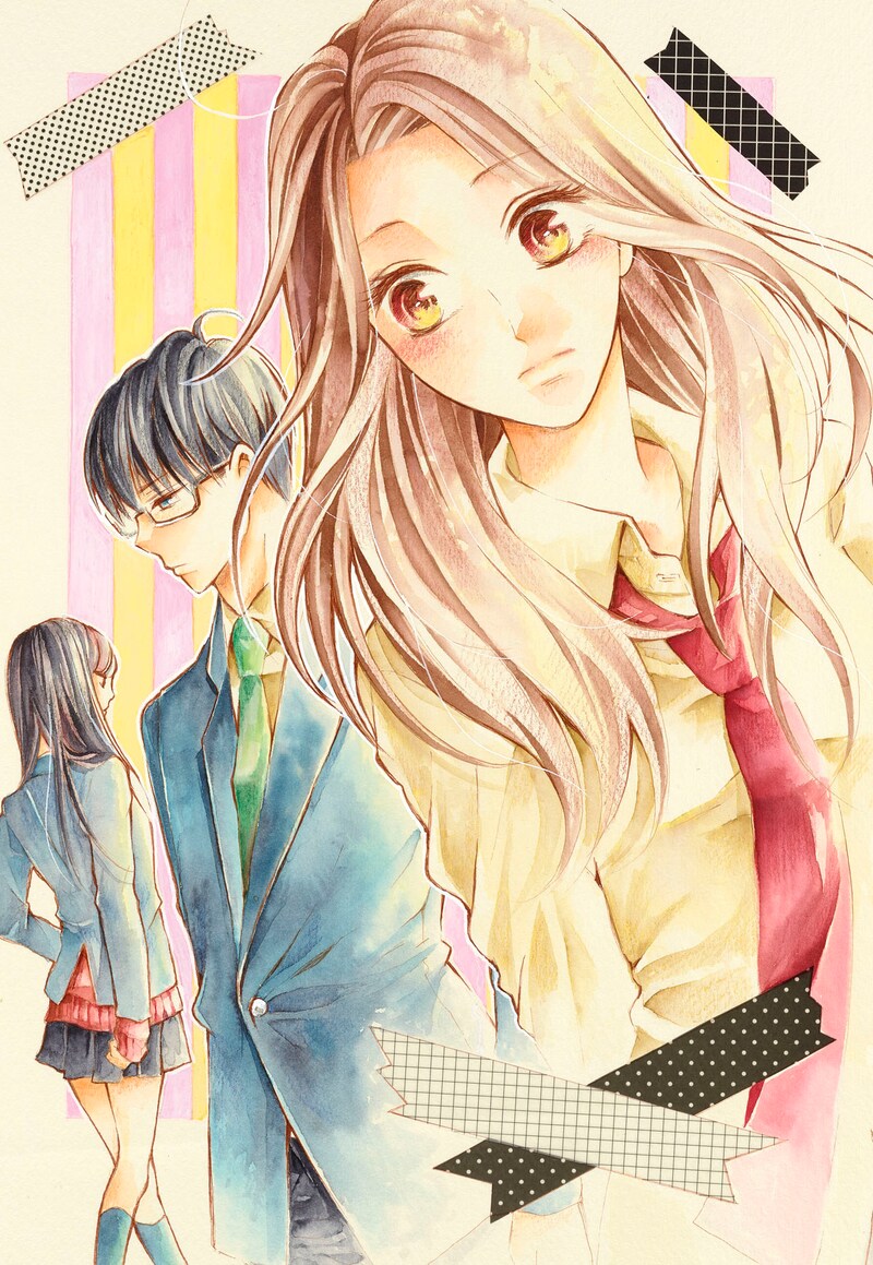 「あの子に恋する 山田に恋した」第1話の扉ページに使用されたカラーカット。