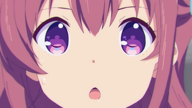 「ガーリッシュ ナンバー」第1話の場面カット。