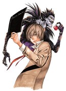 「ジャンプ流！」第19号に付属する「DEATH NOTE」の複製原画。(c)大場つぐみ・小畑健／集英社