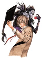 「ジャンプ流！」第19号に付属する「DEATH NOTE」の複製原画。(c)大場つぐみ・小畑健／集英社