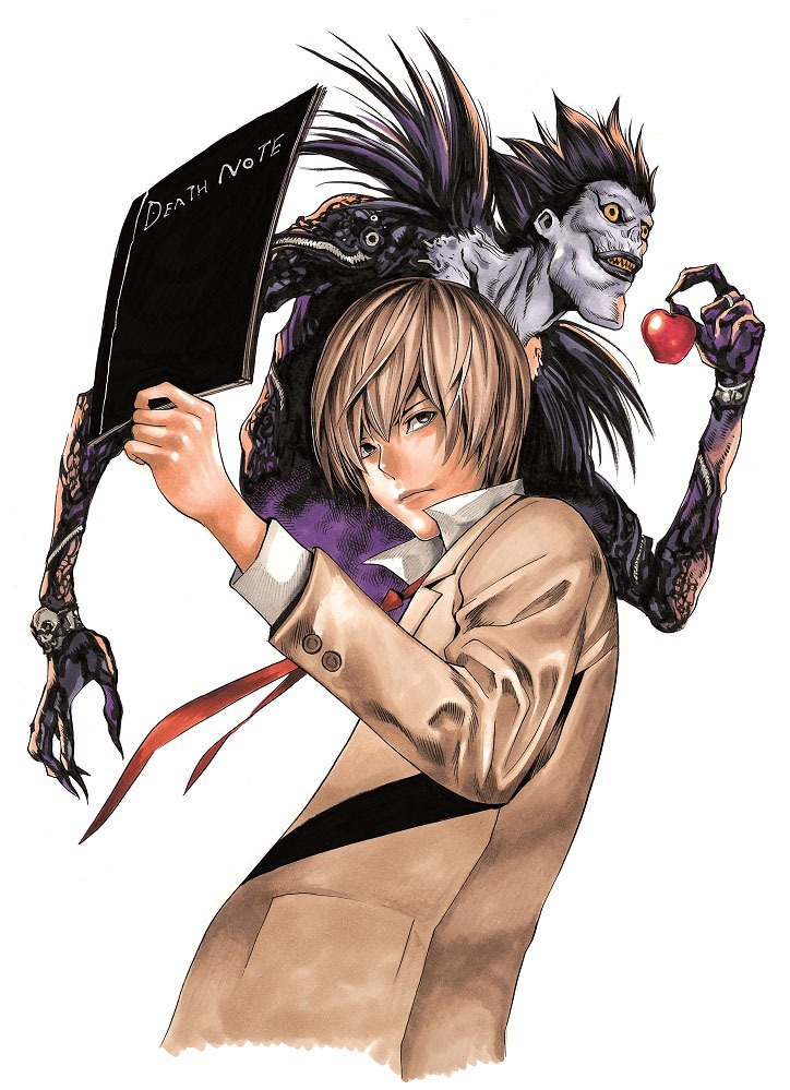 「ジャンプ流！」第19号に付属する「DEATH NOTE」の複製原画。(c)大場つぐみ・小畑健／集英社