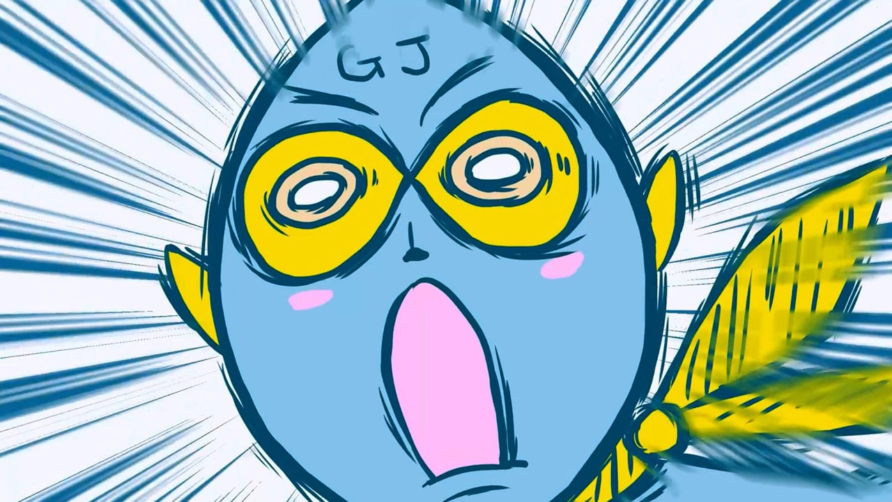 Webアニメ「GJ8マン」より。 - さくらももこが岐阜県・郡上八幡の