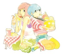 「漫画家ごはん日誌 たらふく」カバーイラスト