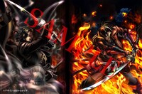 とらのあなで配布される、特典に使用されるイラストのラフ。