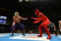 タイガーマスクWvsレッドデスマスクより。 (c)新日本プロレス