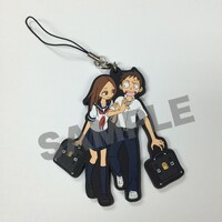 応募者全員サービスとして用意された、「からかい上手の高木さん」のラバーストラップ。