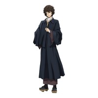 太宰治記念館に設置される、描き下ろしイラストを使用した等身大スタンディ。