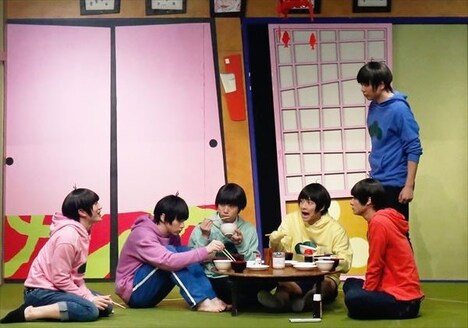 「おそ松さん on STAGE ~SIX MEN’S SHOW TIME~」ゲネプロより。