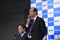 左から杉野庸介氏、原田修氏。