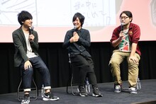 左から岡本信彦、山下大輝、門司健吾氏。