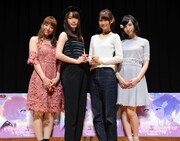 左から加藤英美里、小松未可子、芹澤優、佐倉綾音。