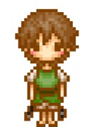 「『クジラの子らは砂上に歌う』ドット絵 アクリルキーホルダー」（チャクロ）