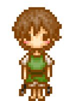 「『クジラの子らは砂上に歌う』ドット絵 アクリルキーホルダー」（チャクロ）