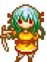 「『クジラの子らは砂上に歌う』ドット絵 アクリルキーホルダー」（リコス）