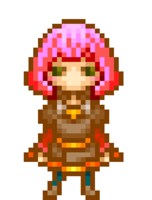 「『クジラの子らは砂上に歌う』ドット絵 アクリルキーホルダー」（リョダリ）