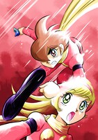 「009コミカライズシリーズ2 サイボーグ009 00学園危機一髪」特典のポストカード。(c)石森プロ 原作：石ノ森章太郎　漫画：まつはらともふみ