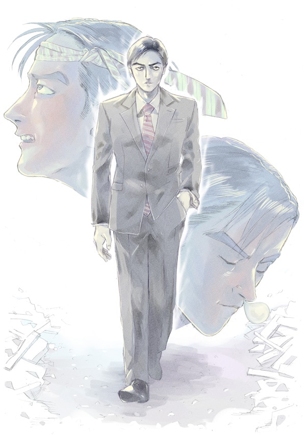 「社畜！ 修羅コーサク」のイラスト。