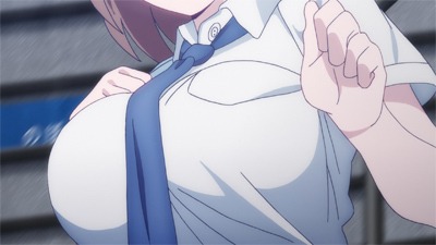 アニメ「月曜日のたわわ」第1話より。