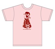 高橋葉介グッズ　Tシャツピンク（ミルクちゃん）