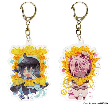 望月淳描き下ろしによるアクリルキーホルダー。ガンガンJOKER11月号にて展開されている、応募者全員サービスでゲットできる。