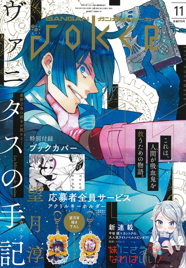 ヴァニタスの手記 望月淳 ブックカバー ポスター ガンガンJOKER 付録 ヴァニタスの手記 望月淳 ブックカバー ポスター ガンガンJOKER 付録