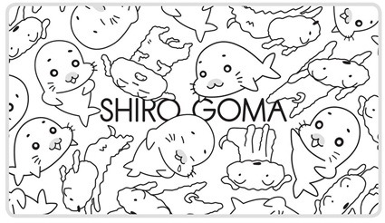 「シロゴマ ブランケット」