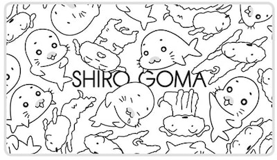 「シロゴマ ブランケット」