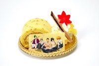 「浪士組ケーキ（みたらし金胡麻ロールケーキ）」