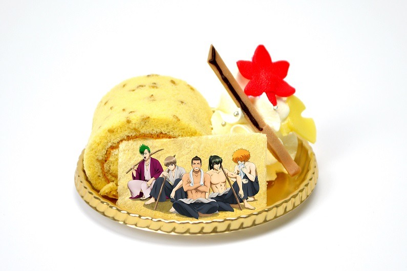 「浪士組ケーキ（みたらし金胡麻ロールケーキ）」