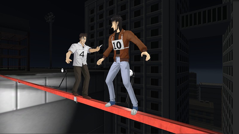「カイジVR ～絶望の鉄骨渡り～」より。
